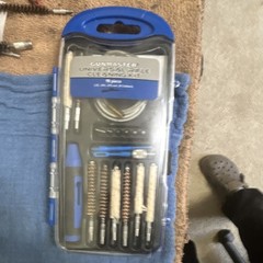 Gunmaster Universal Rifle Cleaning Kit 19 Piece Blue Black .22 .30 w/Case.