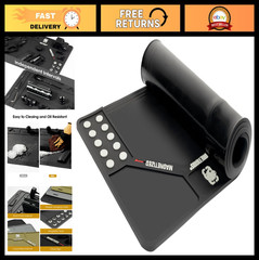 Gun Cleaning Mat for Rifle & Pistol – Non-Slip, Oil Resistant, Magnetic Dots