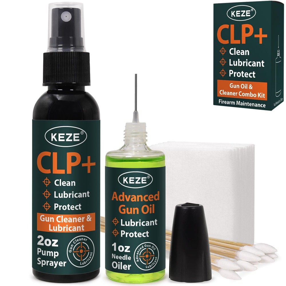Keze Gun Oil CLP Gun Cleaner Lubricant Kit 2 oz. Fine Mist Pump Sprayer & 1 …