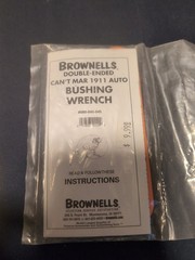 Brownells Double-Ended Can’t Mar 1911 Auto Bushing Wrench