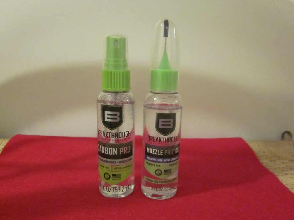 BREAKTHROUGH CLEAN TECHNOLOGIES 1.8OZ MUZZLE PRO OIL & 1.80Z CARBON PRO COMBO