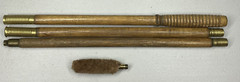 Vintage Wood & Brass 3 Piece Shotgun Cleaning Rod With Soft Tip