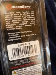1- Kleenbore Phosphorus Bronze Nylon Bore .270/7mm Caliber Brushes A179