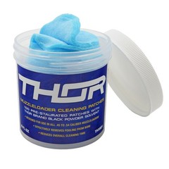 Thor Pre-Soaked Muzzleloader Cleaning Patches – Pre-Saturated Round Cleaning