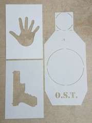 OST Compact Silhouette Kit Target Stencil paper cardboard targets