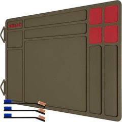 Soft Polymer Gun Cleaning Mat 15.9″ x 9.8″ with Convenient Organizer Tray