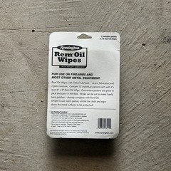 Remington REM Oil Wipes 12 Individual 6”x8”