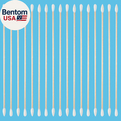 500 Pcs 6 Inch Gun Cleaning Swabs Long Cotton Swabs in Paper Storage Box Long Po