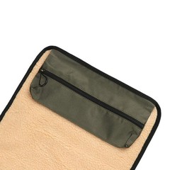 Tourbon Hunting Roll Shotgun/Rifle Cleaning Mat Fleece Pad Tool Zipper Pocket