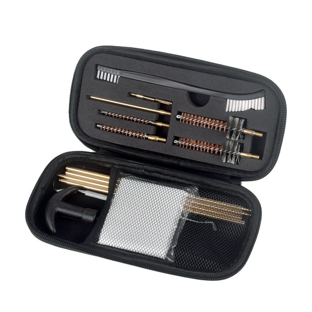 Gun Cleaning Kit for .223/5.56 Gun with Bore Chamber Brushes, Brass, Jags, Ro…