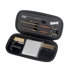 Gun Cleaning Kit for .223/5.56 Gun with Bore Chamber Brushes, Brass, Jags, Ro…