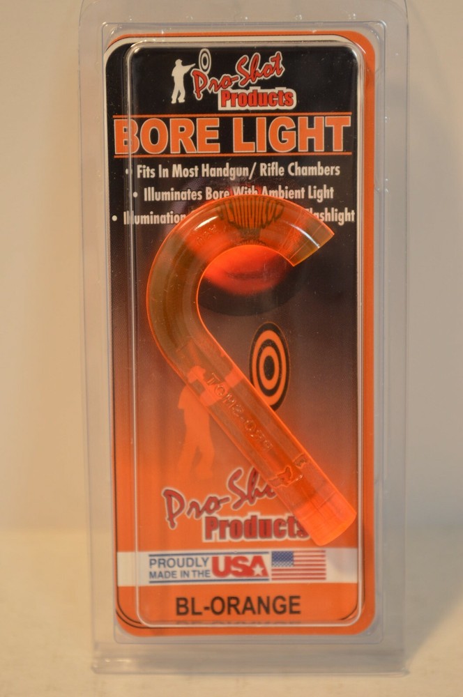 PRO SHOT BORE LIGHT ORANGE FOR HANDGUN & RIFLE CHAMBERS,US SELLER! NEW