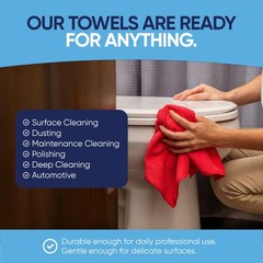 Microfiber Wholesale 12 X 12 Microfiber Cleaning Cloths 50 – Wash Rags