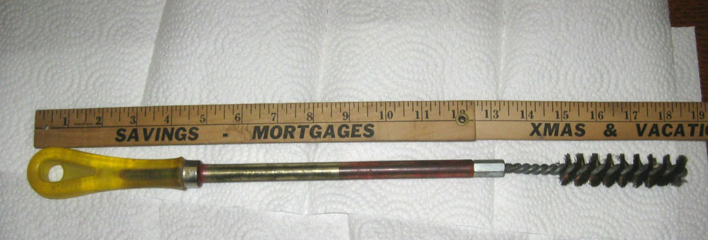 ORIGINAL RODGE-F CHAMBER BRUSH 18 1/2″ W/ HANDLE 12 ga trap skeet sporting