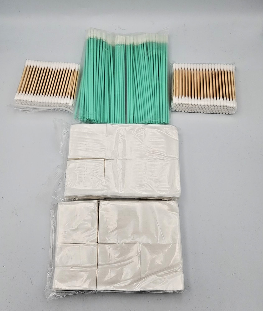 Ultimate Gun Cleaning Kit: Cotton Swabs & Lint-Free Patches in Clear Case