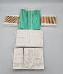 Ultimate Gun Cleaning Kit: Cotton Swabs & Lint-Free Patches in Clear Case