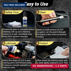 Gun Cleaning Oil, Gun Lubricant and Cleaner for Firearm Maintenance and Rust Pre