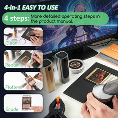 227 Pcs Card Care Clean Kit – Card Repair Polishing Kit with Cleaning Spray