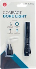 SE Compact Bore Light with Fiber Optic Acrylic Attachment for Firearm Inspection