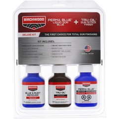 Birchwood Casey Deluxe Perma Blue Liquid Gun Blue & TruOil Gun Stock Finish Kit