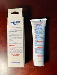 2 VTG Gun Cleaners Hoppe’s No.9 Nitro Powder Solvent & Perma Blue Gun Paste