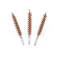 3 X Bronze Bristle Bore Long Brush .325/8mm Cal 8×32 Thread for Gun Cleaning Rod