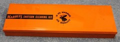 Marble’s Shotgun Cleaning Kit Orange Tin Rifle Shotgun Rods Brushes Patches Oil