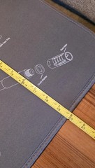 223 Maintenance Mat, Break Down Gray 47″ x 20″ with Non-Slip Backing