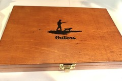 One OUTERS Gun Cleaning Kit Wood Boxed 31 Pc Gun Maintenance Tool Set