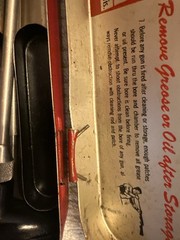 Vintage Hoppe’s Outers Universal Rifle Cleaning Kit Red Metal Tin No. 477
