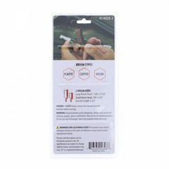 ASR Outdoor Double Sided Gun Cleaning Brushes Versatile Bristles 3 Piece Set
