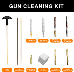 177 22 Caliber Gun Cleaning Kits for .22 Pellets Airsoft Gun Handgun 4.5/5.5Mm R