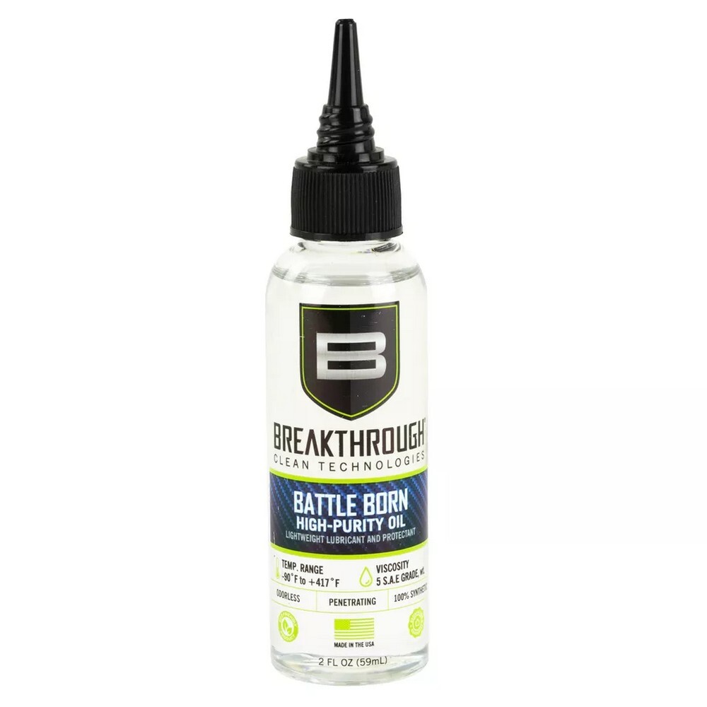 Breakthrough Clean Battle Born High-Purity Gun Oil 2 oz Bottle – BTO2OZ