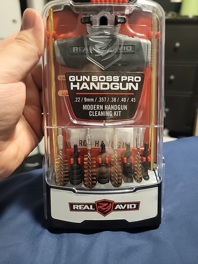 New Real Avid Gun Boss Pro Handgun Clean Kit AVGBPRO-P