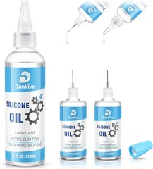 6 oz Airsoft Oil lubricating with Needle Oiler Pure Silicone Lubricant Airsoft C