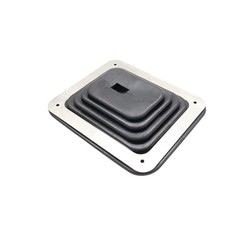 Rubber Shifter Boot Kit Universal Fitment with Chrome Plate 5-5/8″ X 6-3/4″