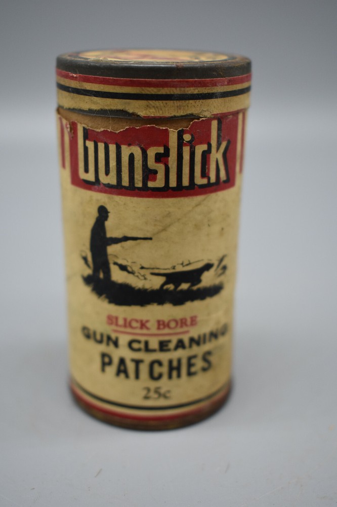Vintage Bunslick Gun Cleaning Patches, .22 to .270 Cal., Made in USA