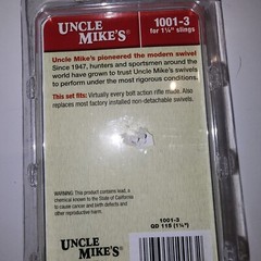 Uncle Mike’s QD Type Swivels 1¼” 1001-3 Quick Detatchable NEW IN PACKAGE!