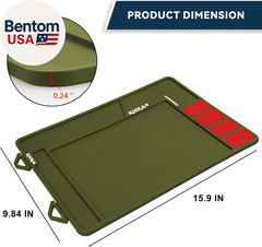 Gun Cleaning Mat, Pistol Maintenance Mat Anti-Slip Thick Rubber Rifle Handgun Cl