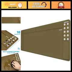 Rifle Gun Cleaning Mat – Anti-Slip Rubber Tactical Magnetic Maintenance Pad 36″x