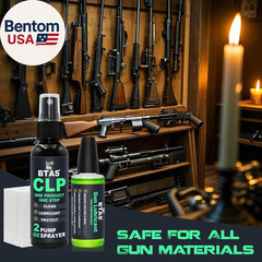 Gun Cleaner and Lubricant CLP Gun Oil Cleaning Kit Universal Spray Solvent 2Oz &