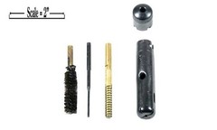 Surplus Yugo Combloc rifle cleaning kit 7.62×39, buttstock cleaning kit, 3 piece