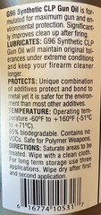 Lot Of 2, G-96 US Army Approved Synthetic CLP Gun Oil Lubricant, Total 8 Oz