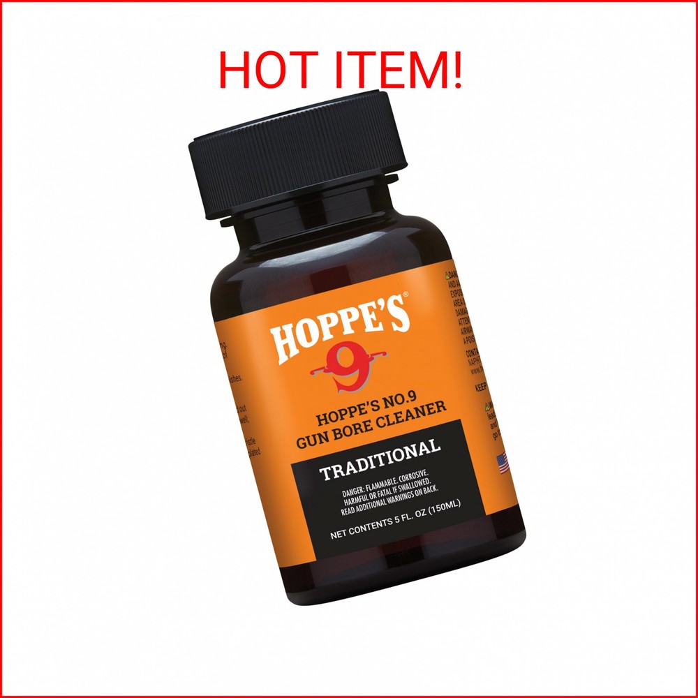Hoppe’s No. 9 Gun Bore Cleaner, 5 oz. Bottle