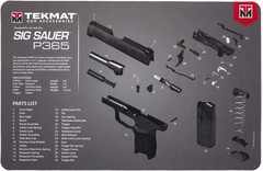 Protect Your Firearm: Waterproof Gun Cleaning Mat for Sig Sauer P365