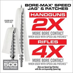 Real Avid Bore-Max Speed Jags & Patches Multi-Cal Pack – Set of 10 Jags AVBMJAGS