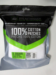 NIP Breakthrough Clean Technologies Cotton Patches 3″ Square, 12/16-Gauge 300-Pc