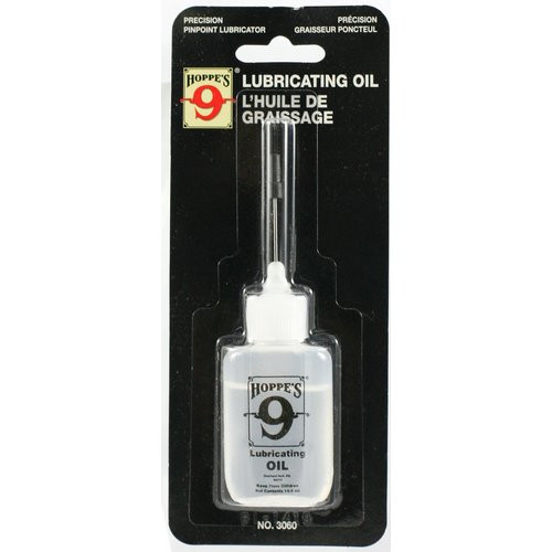 Hoppes Lubricating Oil 14.9 ml Bottle w/Needle Thin Extra Long Steel Spouts 3060