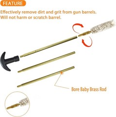 .50 Cal Bore Mop Brushes 5-Pack – Cleaning for Optimal Performance