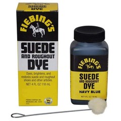 Suede Dye for Recoloring, Brightening, and Restoring Leather – Navy Blue